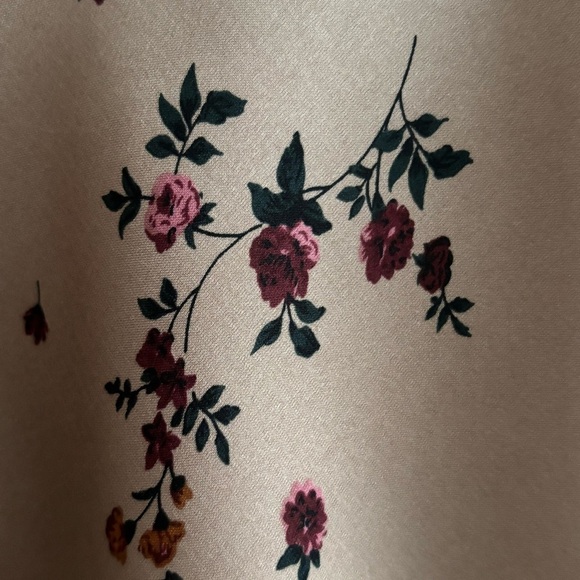 Vintage Y2K French Kiss S Floral Cami Blouse Champagne Dainty Romantic Coquette - Picture 6 of 12